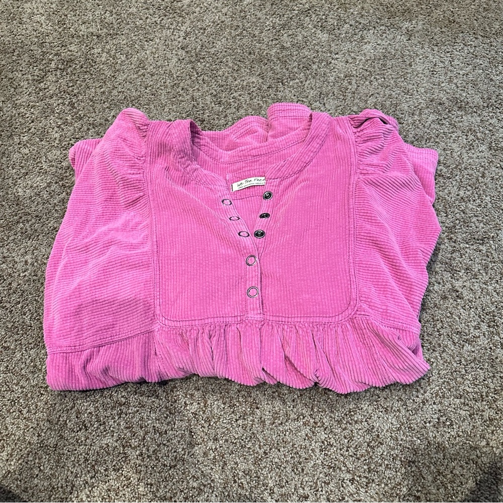 Free People Couderoy Tunic Mini Dress/Top